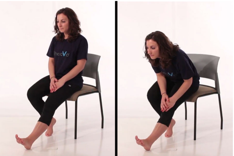 A Seated Stretch To Help Out Tight Legs 
